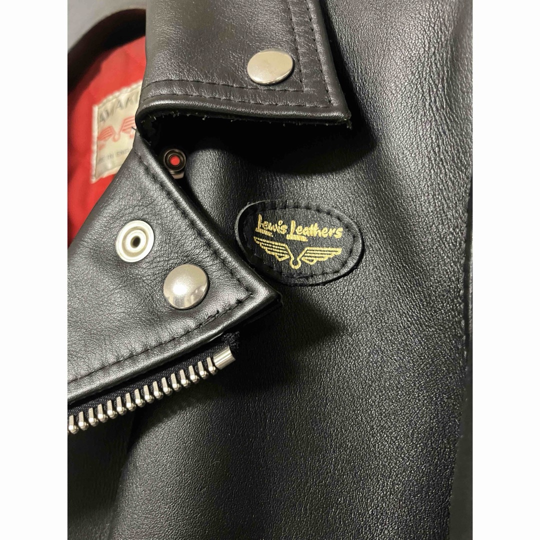 Lewis Leathers(ルイスレザー)の美品　ルイスレザー 391Tライトニングタイト フィット メンズのジャケット/アウター(ライダースジャケット)の商品写真