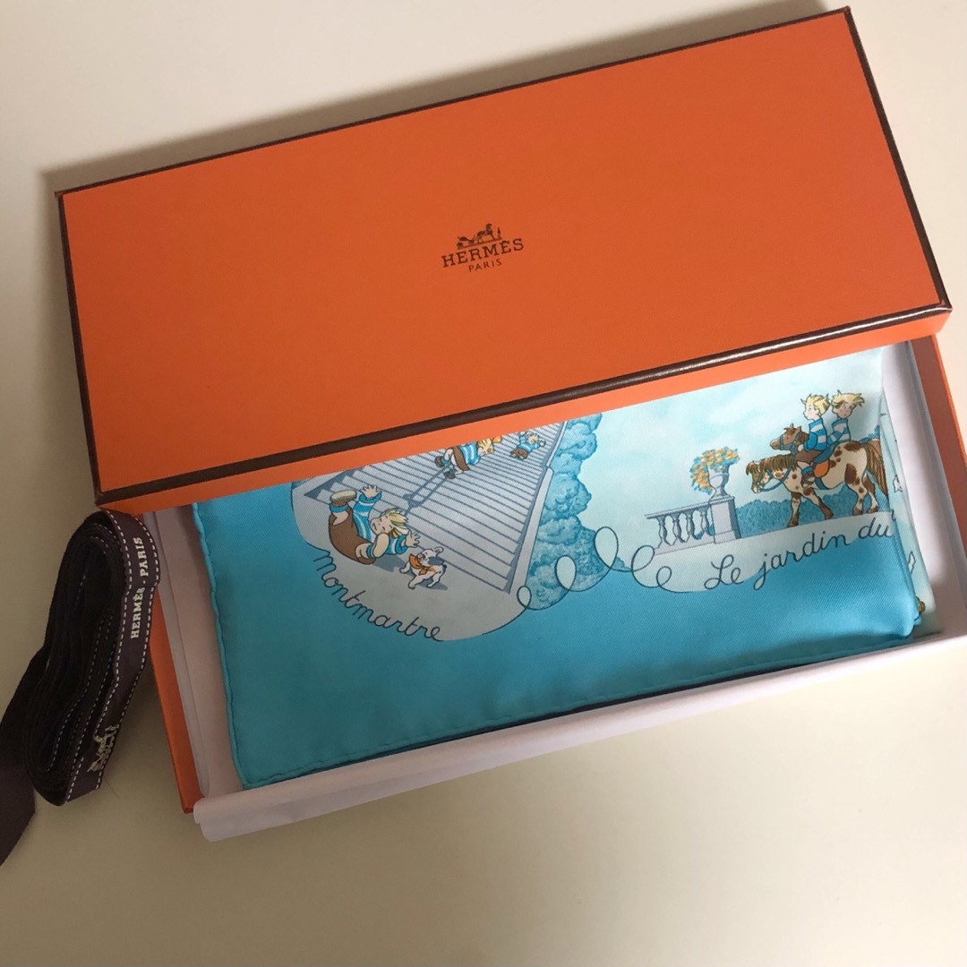 Hermes(エルメス)のエルメス　ミニスカーフ レディースのファッション小物(バンダナ/スカーフ)の商品写真