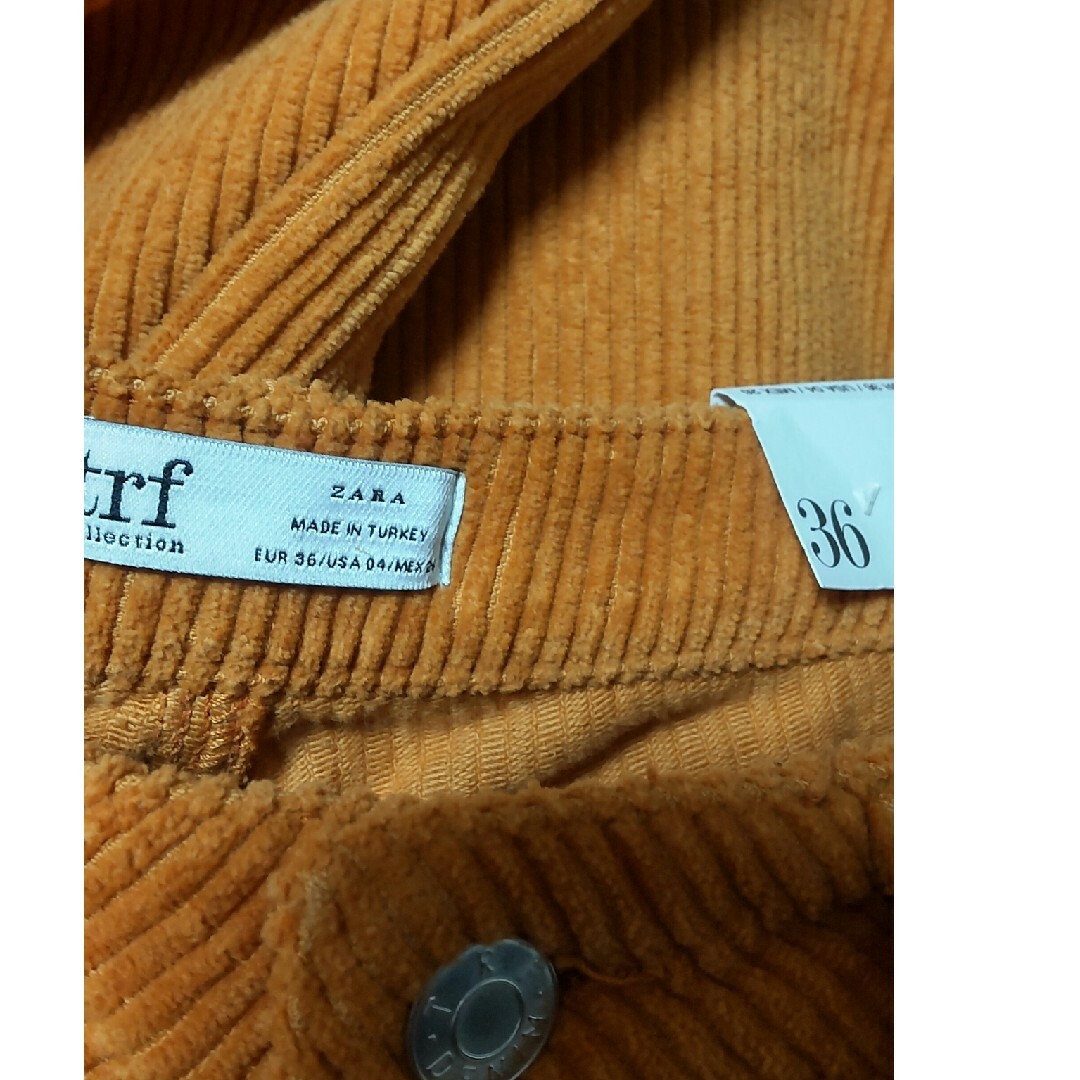 ZARA(ザラ)の新品 ZARA trf コーデュロイパンツ レディースのパンツ(カジュアルパンツ)の商品写真