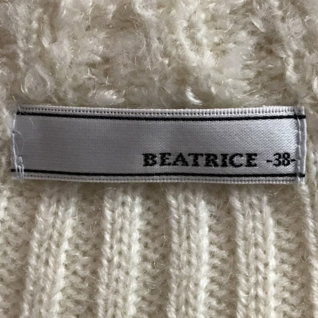 BEATRICE(ベアトリス)の★BEATRICE/ベアトリス★モヘヤ.アルパカミックスニット！長袖セーター38 レディースのトップス(ニット/セーター)の商品写真