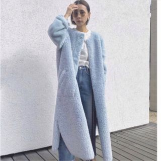 アメリヴィンテージ(Ameri VINTAGE)のAMERI リバーシブルムートンボアコート♡(ロングコート)