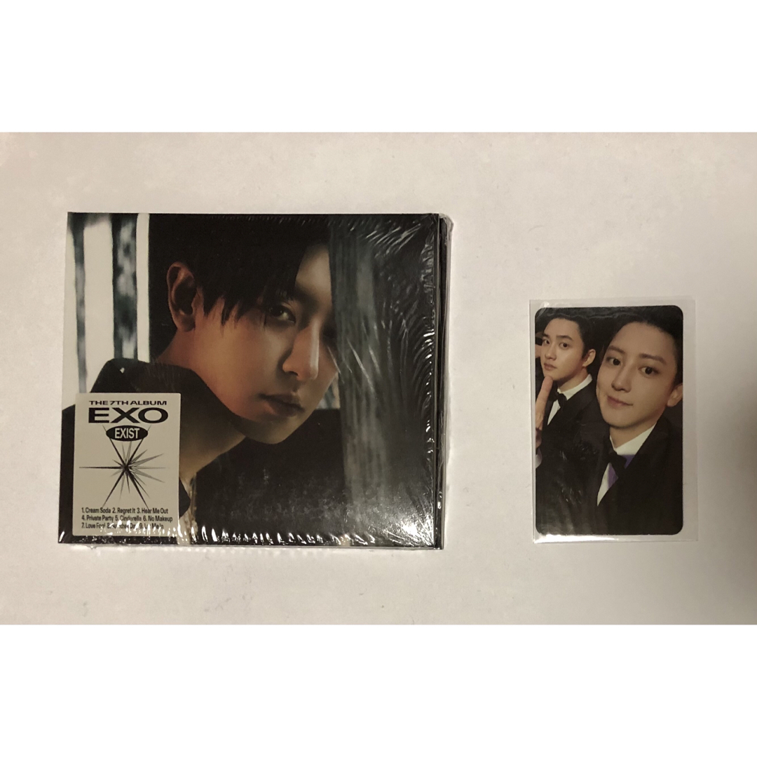 EXO(エクソ)のEXO EXIST Digipack ver.  アルバム　トレカ　チャニョル エンタメ/ホビーのCD(K-POP/アジア)の商品写真