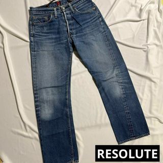 リゾルト(RESOLUTE)のRESOLUTE リゾルト デニム 美品 中古 オシャレ メンズ M(デニム/ジーンズ)