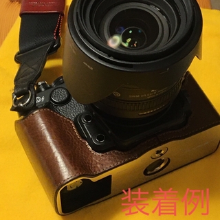 ニコン(Nikon)のGARIZ ゲリズ NIKON Df レザーケース XS-CHDF1 ブラウン(デジタル一眼)