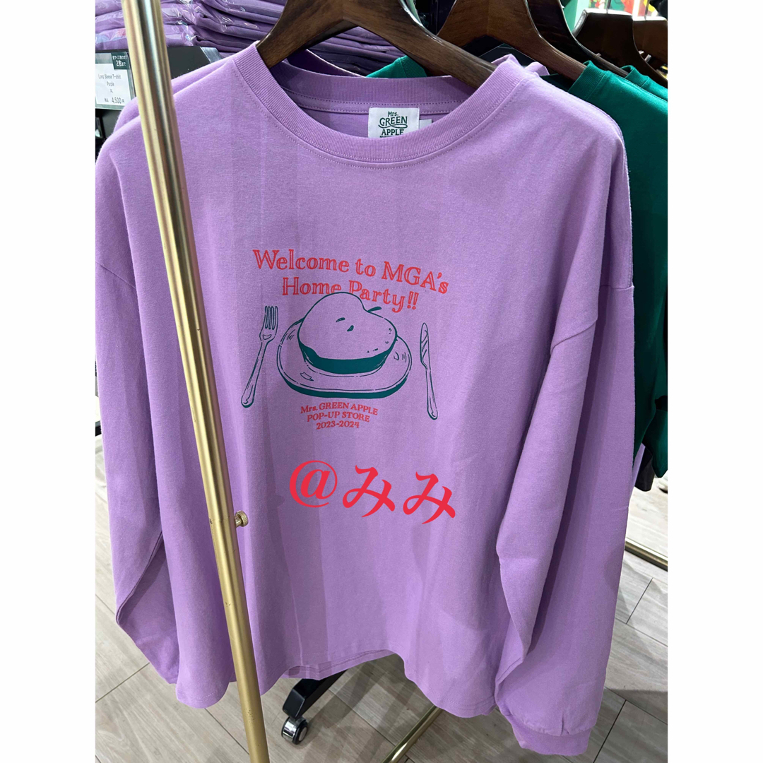 Mrs GREEN APPLEのpopupStoreでのＴシャツ未使用品です。