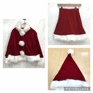 (株) ユニエンタープライズ　クリスマス　コスプレ　3点セット(衣装一式)