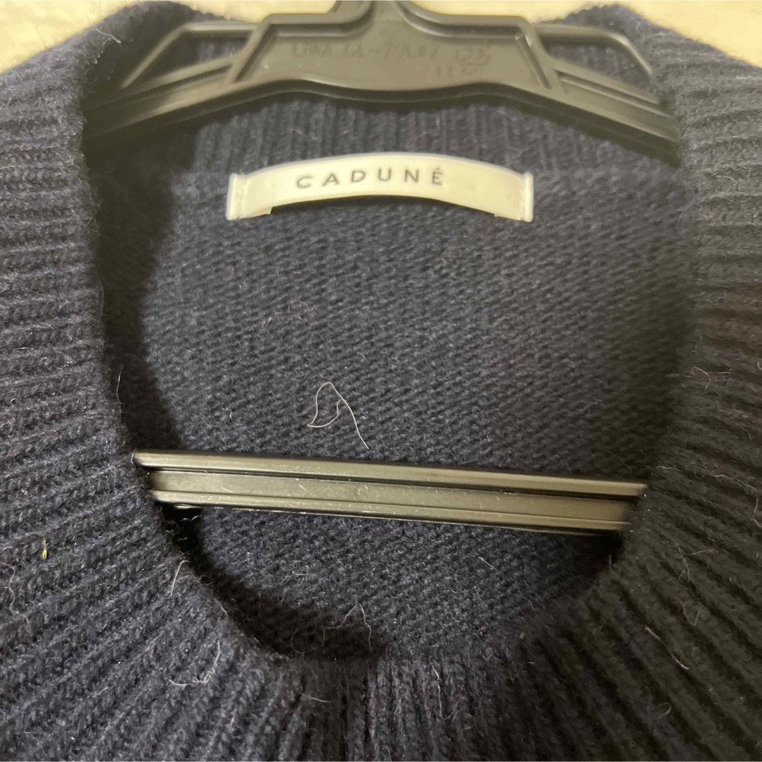 Arpege story CADUNEカデュネ 2023AW ロゴニット 紺の通販 by