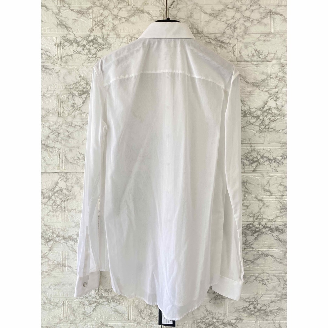 SAINT LAURENT - 新品タグ付き サンローラン ホワイト 白シャツ SAINT LAURENT - 新品タグ付き サンローラン ホワイト 白シャツ