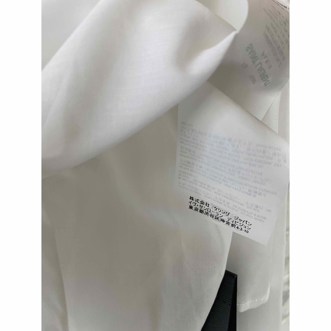SAINT LAURENT - 新品タグ付き サンローラン ホワイト 白シャツ SAINT LAURENT - 新品タグ付き サンローラン ホワイト 白シャツ