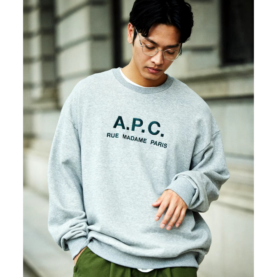 A.P.C(アーペーセー)のapc FREAK'S STORE 別注 SWEAT RUFUS グレー Ｌ  メンズのトップス(スウェット)の商品写真