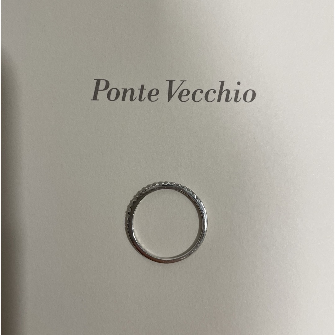 PonteVecchio(ポンテヴェキオ)のPonte Vecchio K18WGダイヤモンドリング レディースのアクセサリー(リング(指輪))の商品写真