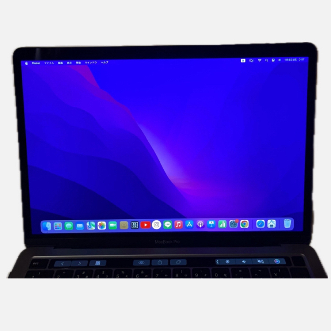 Mac (Apple)(マック)の【256GB】送料込 美品 Apple 13インチMacBook Pro スマホ/家電/カメラのPC/タブレット(ノートPC)の商品写真