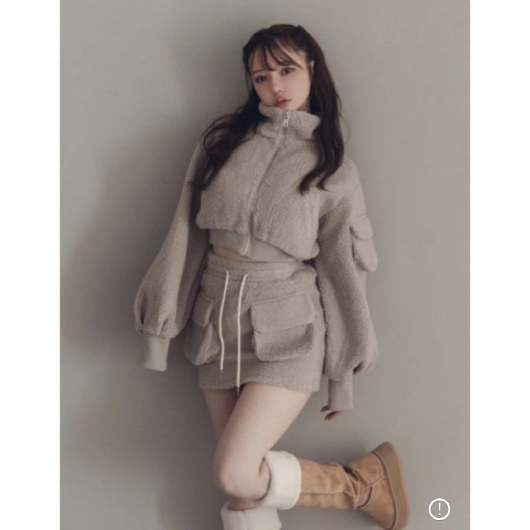 Miffy boa jacket & skirt セット売り　andmaryレディース その他