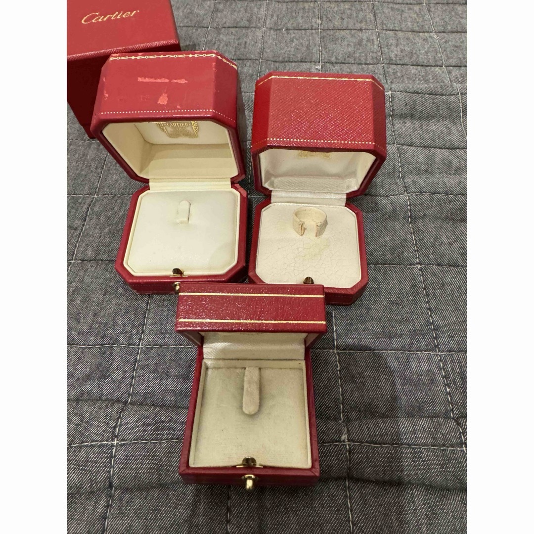 日本産】 Cartier - カルティエジュエリーボックスセット箱の 日本産】 Cartier - カルティエジュエリーボックスセット箱の