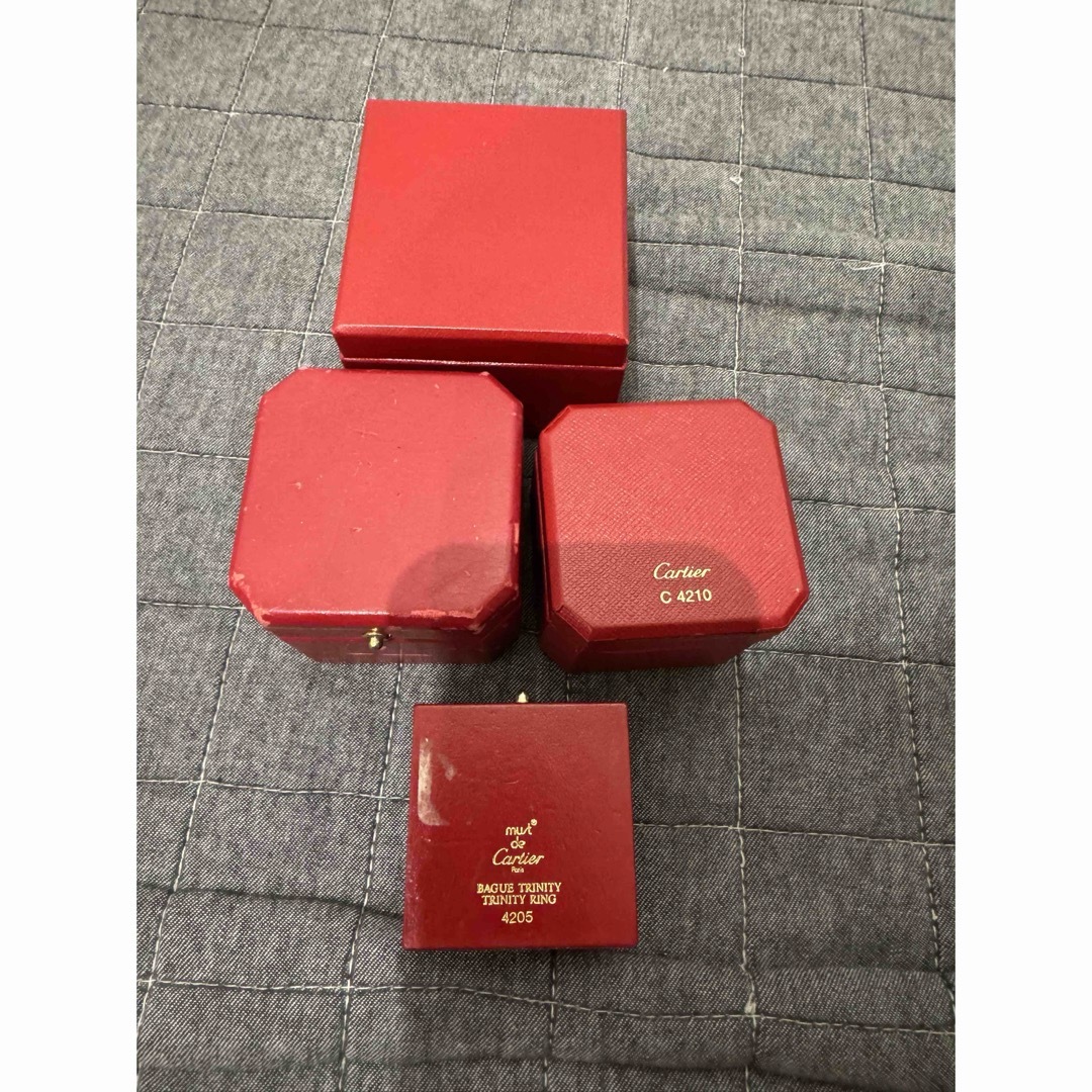Cartier - Cartier カルティエジュエリーボックスセット箱の通販 Cartier - Cartier カルティエジュエリーボックスセット箱の通販
