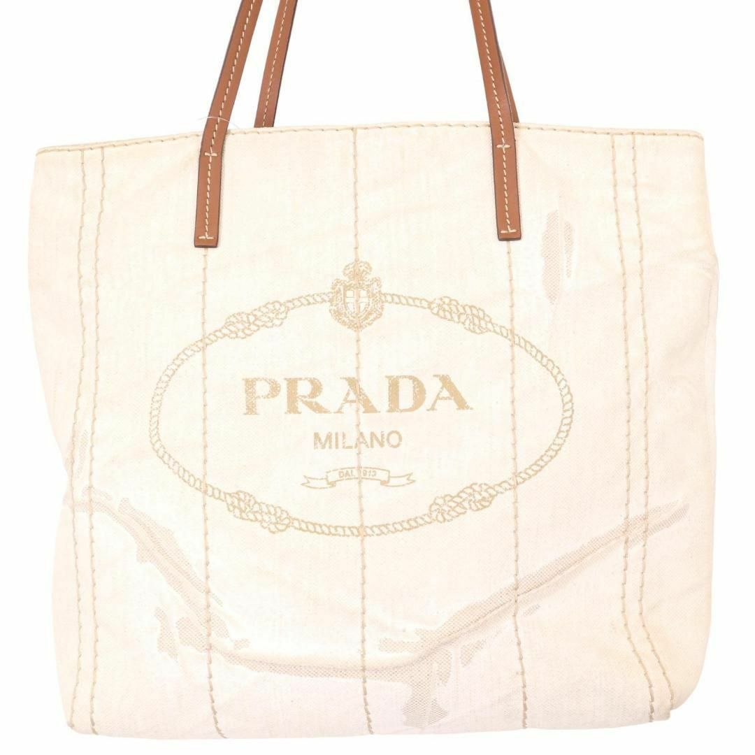 大きな割引 PRADA プラダ トートバッグ スモール リネンブレンド