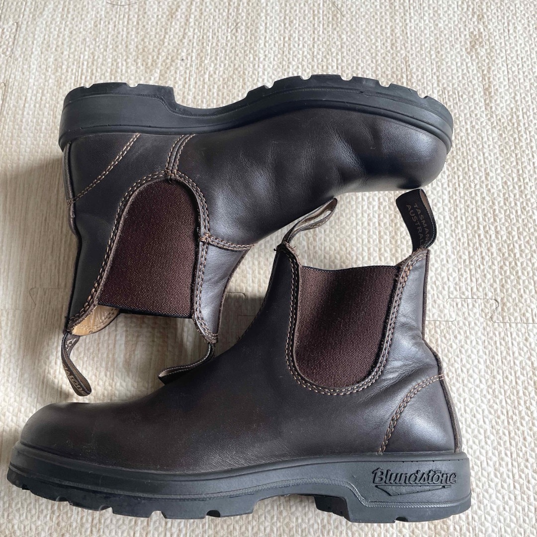 Blundstone(ブランドストーン)の良品 UK3 ブランドストーン サイドゴアブーツ レザー ダークブラウン レディースの靴/シューズ(ブーツ)の商品写真