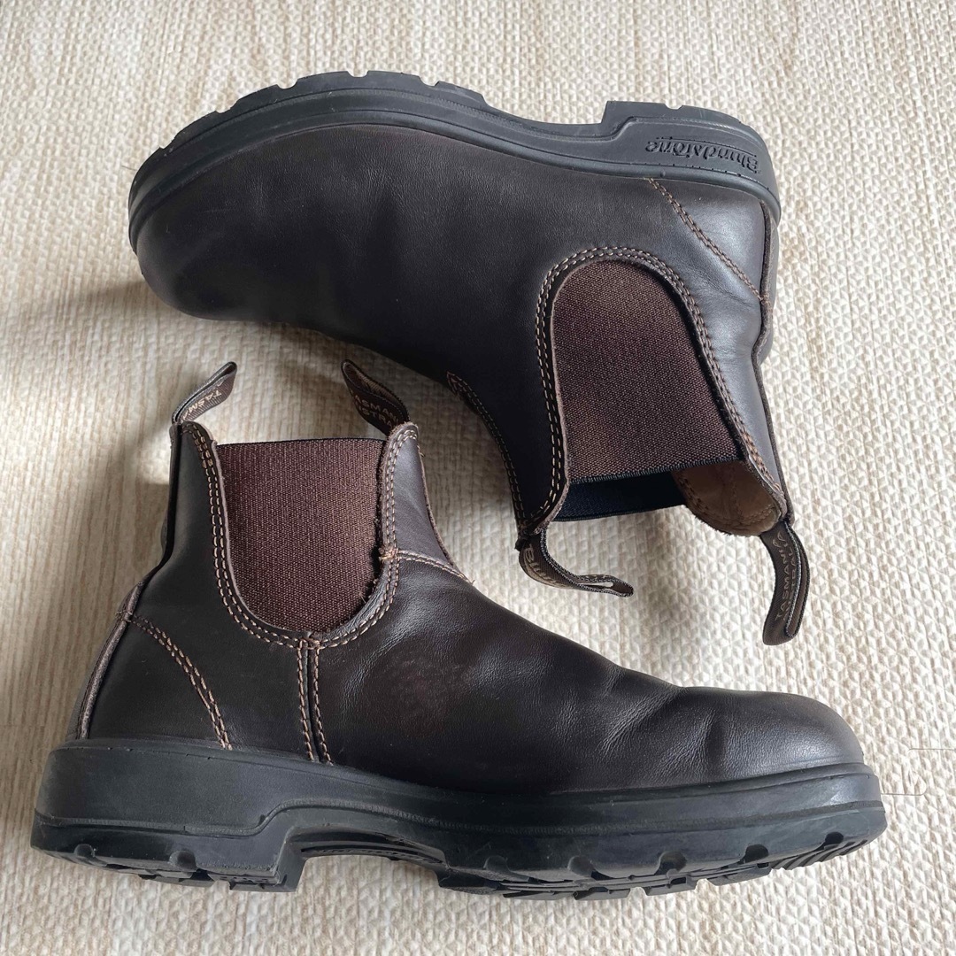 Blundstone(ブランドストーン)の良品 UK3 ブランドストーン サイドゴアブーツ レザー ダークブラウン レディースの靴/シューズ(ブーツ)の商品写真