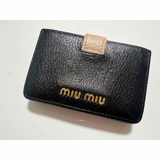 ミュウミュウ(miumiu)のmiumiu カードケース カードホルダー(名刺入れ/定期入れ)