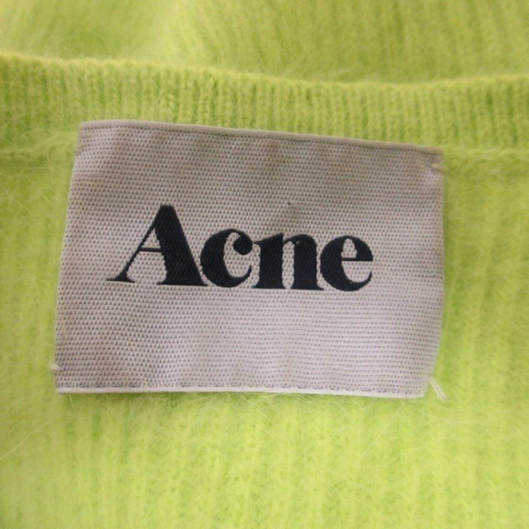 ACNE(アクネ)のアクネ Acne 近年モデル アンゴラニット セーター 蛍光イエロー L STK レディースのトップス(ニット/セーター)の商品写真