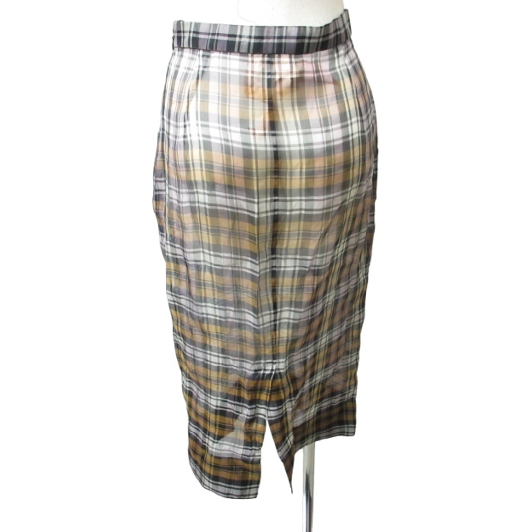 N°21(ヌメロヴェントゥーノ)の N°21 美品 ロングスカート チェック マルチカラー 40 約M STK レディースのスカート(ロングスカート)の商品写真