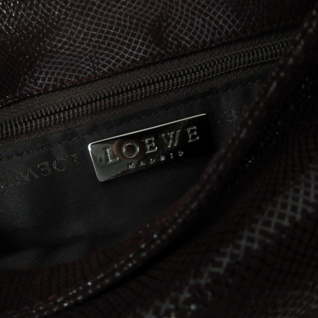 LOEWE(ロエベ)のロエベ クラッチバッグ セカンドバッグ ポーチ レザー ボルドー ■WY レディースのバッグ(クラッチバッグ)の商品写真
