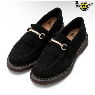 ドクターマーチン(Dr.Martens)のDR.MARTENS SNAFFLE ローファー スエードレザー ブラック(ローファー/革靴)