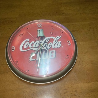 コカコーラ(コカ・コーラ)のコカ・コーラ 壁掛け 時計(置時計)