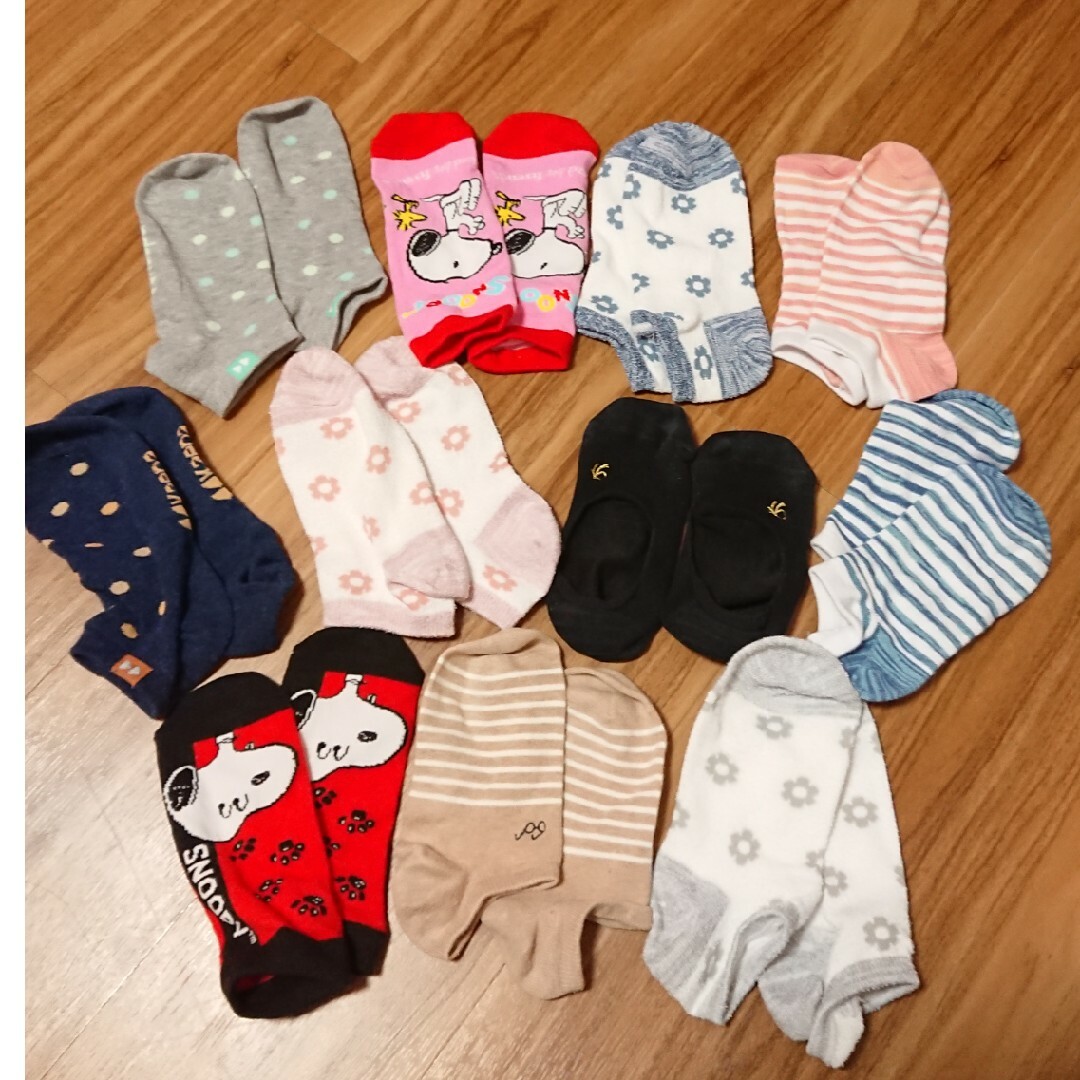 ☆靴下(中古品)11足セット🧦 レディースのレッグウェア(ソックス)の商品写真