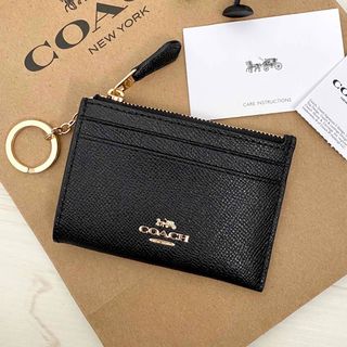 コーチ(COACH)のCOACH   コインケース   ブラック   小銭入れ財布(コインケース/小銭入れ)