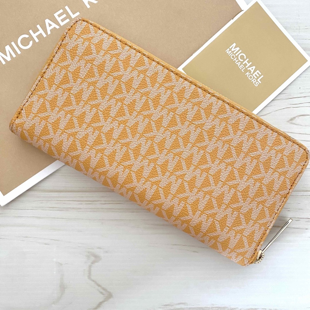 MICHAEL KORS マイケルコース 長財布 オレンジ - 小物