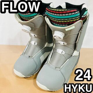 フロー(FLOW)のスノーボード　ブーツ　FLOW フロー　HYKU 24cm(ブーツ)