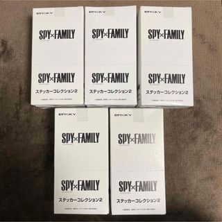 エンスカイ(ensky)のSPY×FAMILY スパイファミリー ステッカーコレクション2 BOX ×5(キャラクターグッズ)