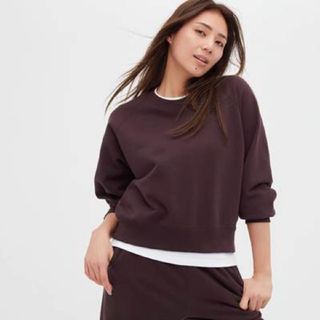 ユニクロ(UNIQLO)の【新品タグ付】UNIQLO ユニクロ スウェットトップス M トレーナー(トレーナー/スウェット)