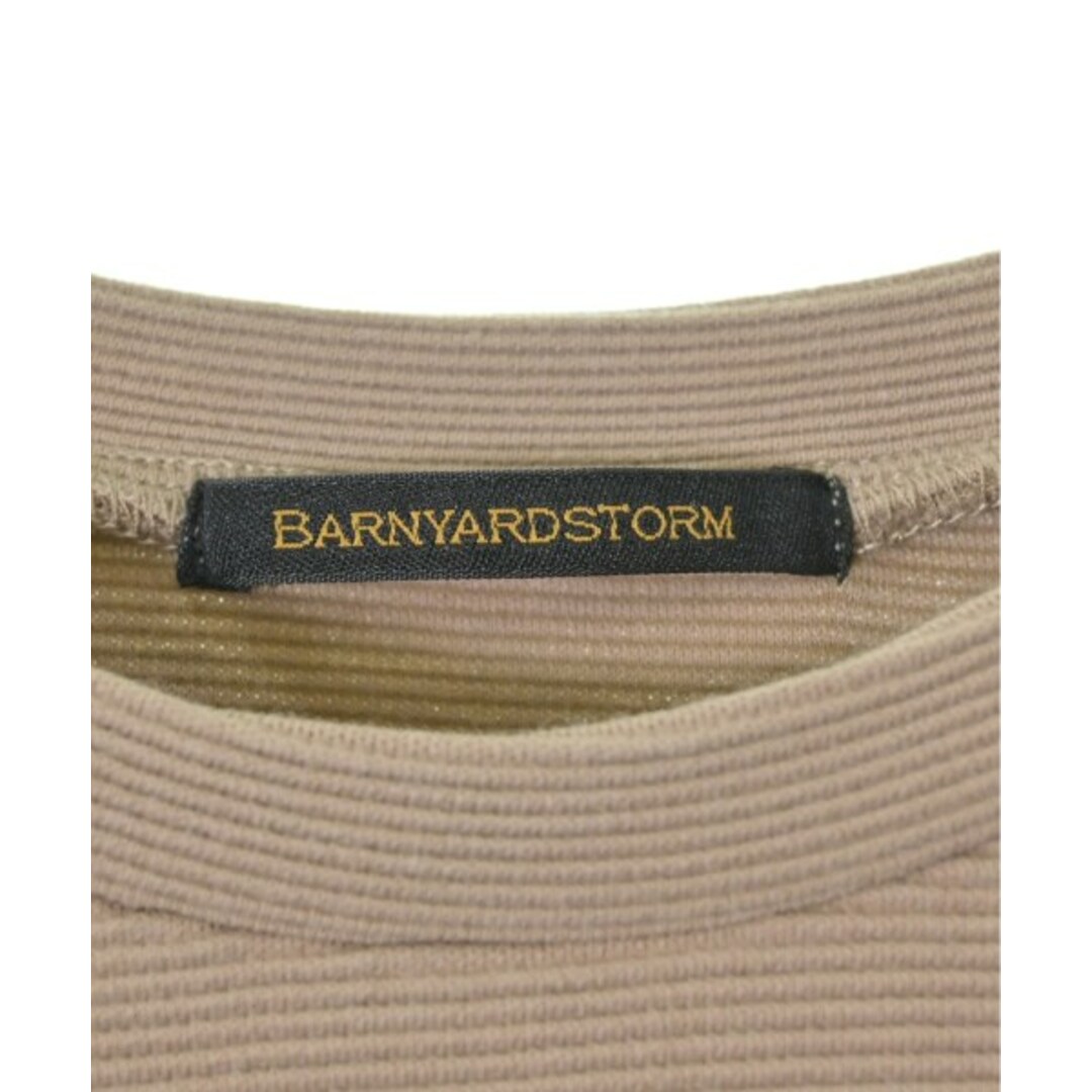 BARNYARDSTORM(バンヤードストーム)のBARNYARDSTORM Tシャツ・カットソー 1(M位) ベージュ 【古着】【中古】 レディースのトップス(カットソー(半袖/袖なし))の商品写真