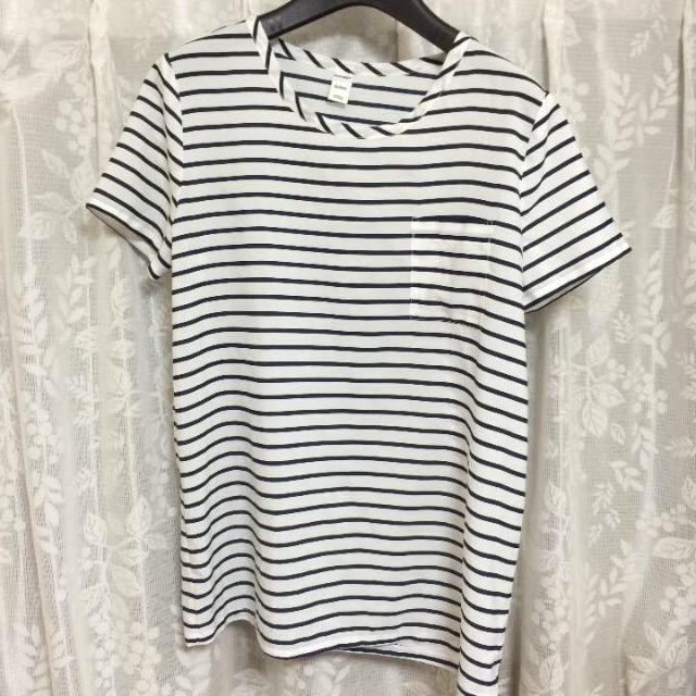 Old Navy(オールドネイビー)のOLD NAVY ティーシャツ ストライプ オールド ネイビー  半袖 レディースのトップス(Tシャツ(半袖/袖なし))の商品写真