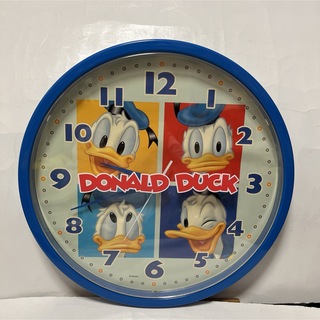ドナルドダック - 【レア】ディズニー ドナルドダック掛け時計　ドナルド時計　ドナルド壁掛け時計