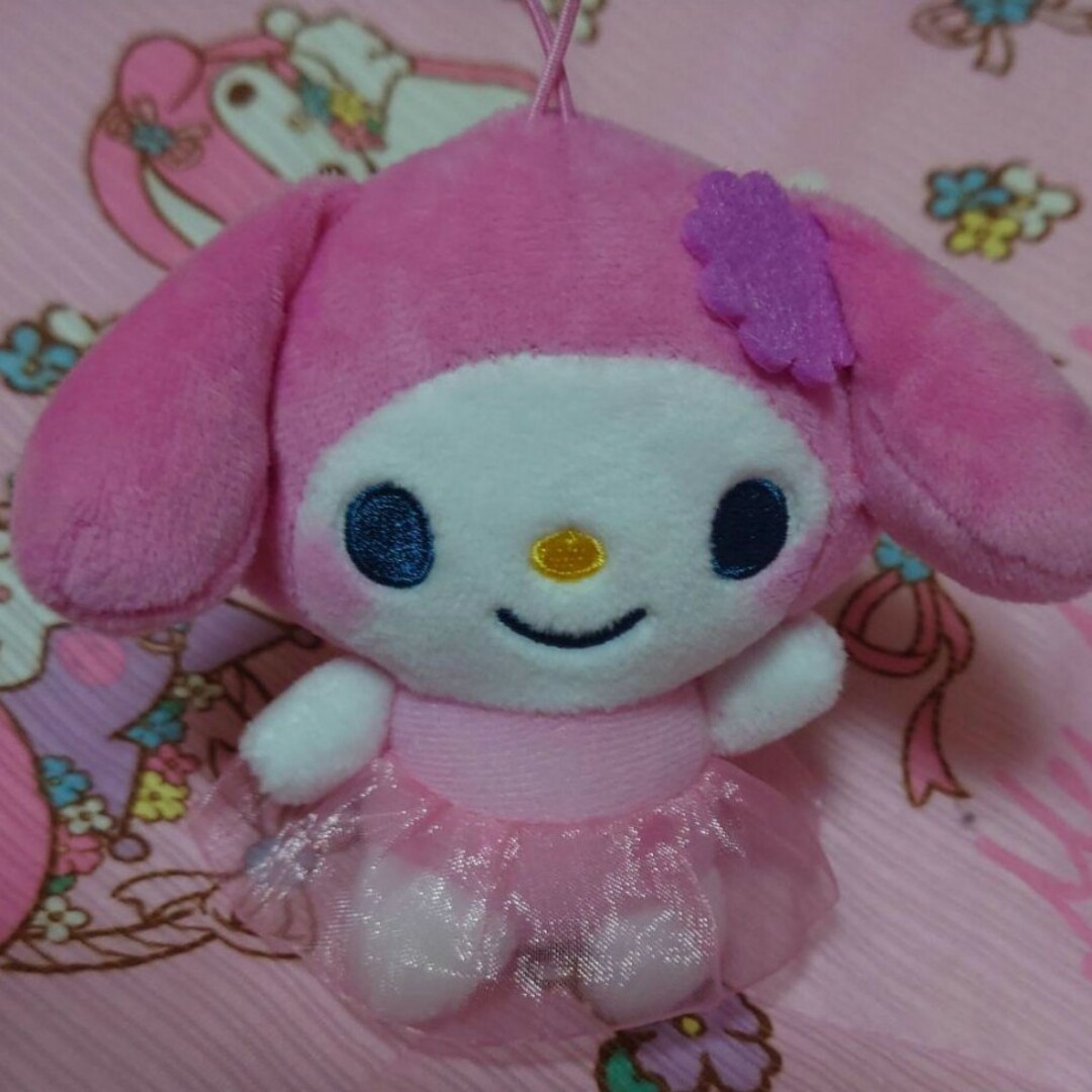 マイメロディ(マイメロディ)のサンリオ　マイメロディ　MY MELODY　マスコット　ぬいぐるみ エンタメ/ホビーのおもちゃ/ぬいぐるみ(ぬいぐるみ)の商品写真