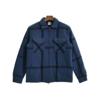 グッドイナフ(GOODENOUGH)のGOODENOUGH グッドイナフ ブルゾン（その他） M 青x黒(チェック) 【古着】【中古】(その他)