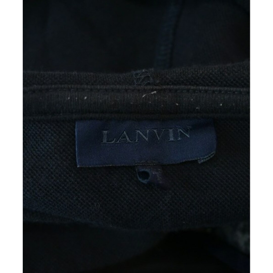 LANVIN(ランバン)のLANVIN ランバン パーカー XS 紺xグレーx黒等(千鳥格子) 【古着】【中古】 メンズのトップス(パーカー)の商品写真
