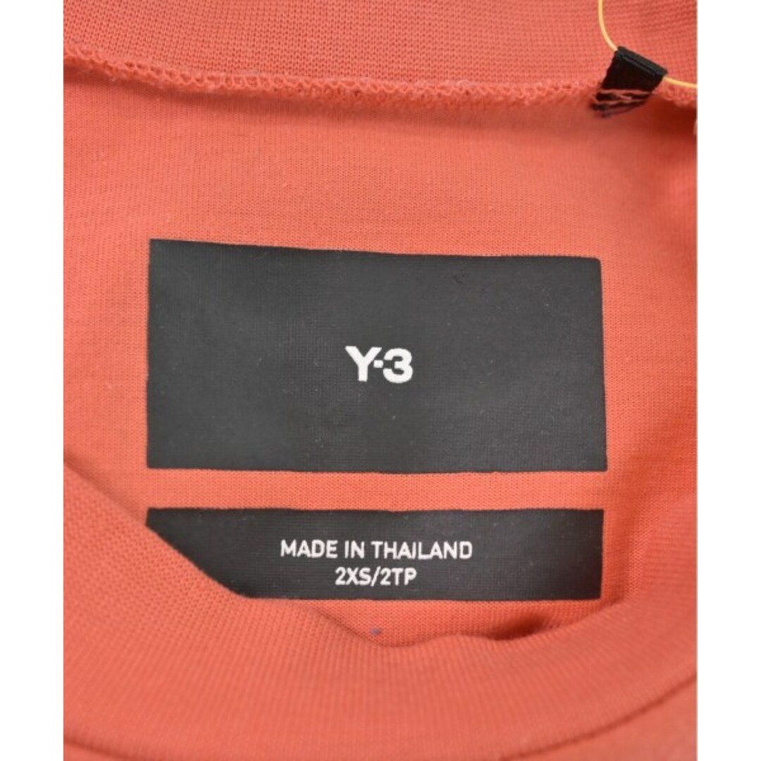 Y-3(ワイスリー)のY-3 ワイスリー Tシャツ・カットソー XXS オレンジ系 【古着】【中古】 メンズのトップス(Tシャツ/カットソー(半袖/袖なし))の商品写真