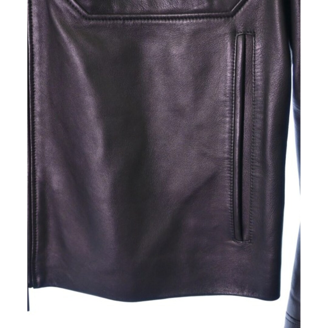 FENDI(フェンディ)のFENDI フェンディ ライダース 46(M位) 黒 【古着】【中古】 メンズのジャケット/アウター(ライダースジャケット)の商品写真