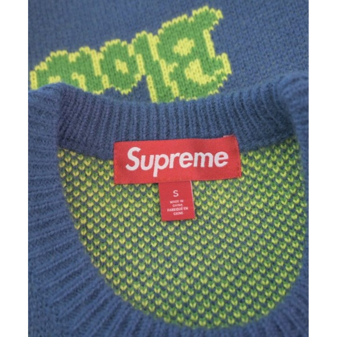 Supreme(シュプリーム)のSupreme シュプリーム ニット・セーター S 青x黄x緑(総柄) 【古着】【中古】 メンズのトップス(ニット/セーター)の商品写真