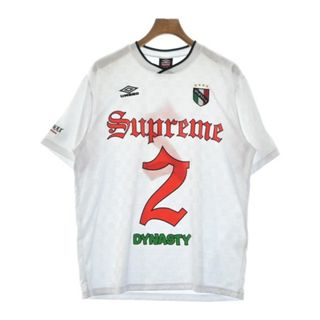 シュプリーム(Supreme)のSupreme シュプリーム Tシャツ・カットソー L 白(総柄) 【古着】【中古】(Tシャツ/カットソー(半袖/袖なし))