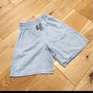 ニシマツヤ(西松屋)のベビー 子供服 ハーフ パンツ ズボン 5分丈 95サイズ ブルー(パンツ/スパッツ)