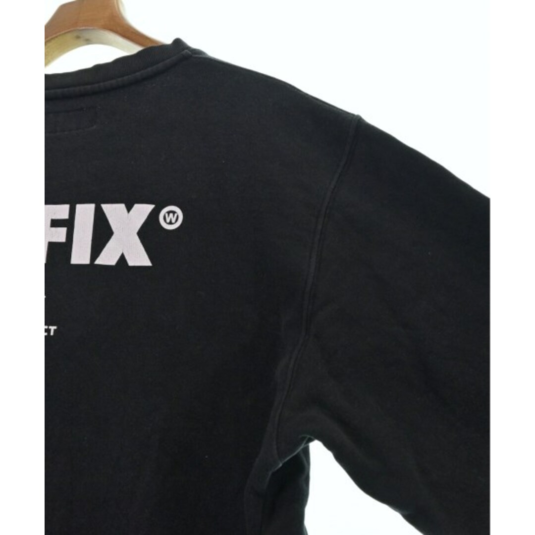 AFFIX(アフィックス)のAFFIX アッフィクス スウェット L 黒x白 【古着】【中古】 メンズのトップス(スウェット)の商品写真