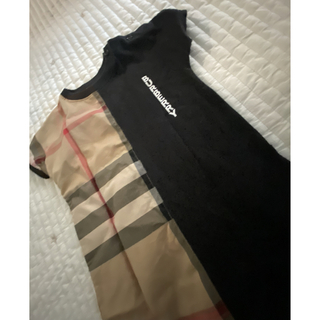 バーバリー(BURBERRY)の美品＊バーバリー　半袖ロンパース　6M 68cm(ロンパース)