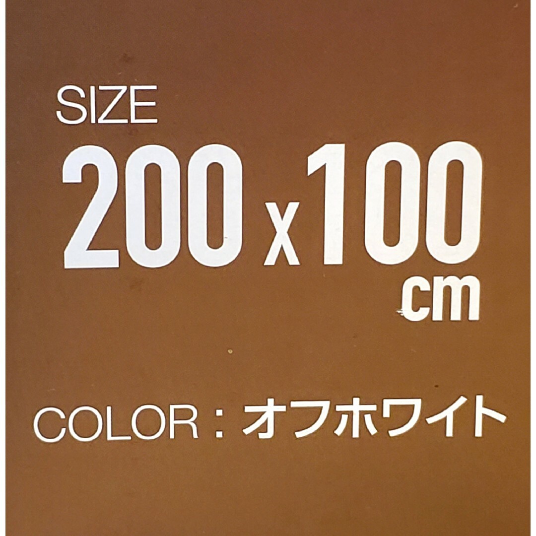 山善(ヤマゼン)の【新品】山善 あったか電気敷きパッド 200×100cm オフホワイト 丸洗い スマホ/家電/カメラの冷暖房/空調(電気毛布)の商品写真