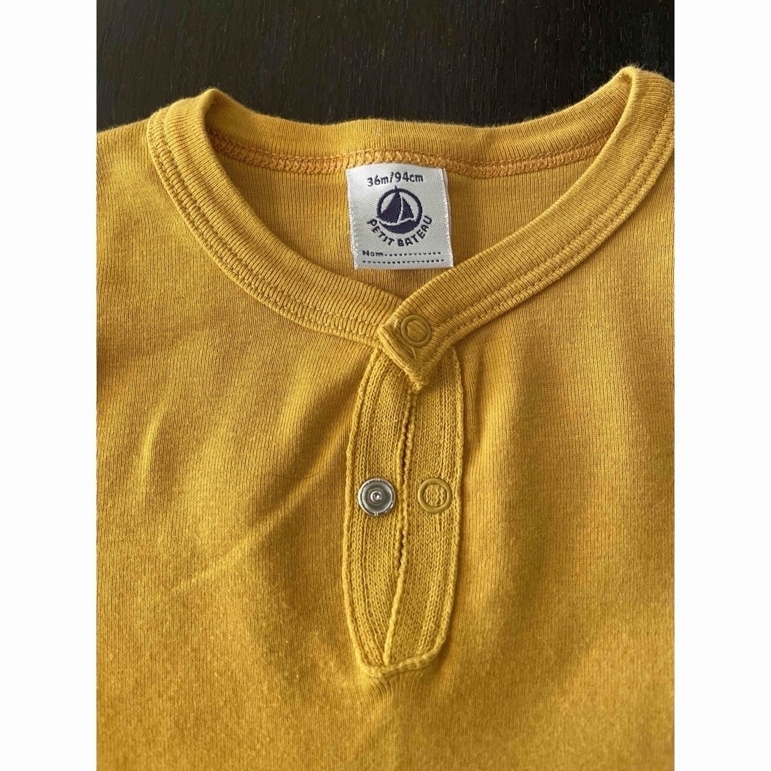 PETIT BATEAU(プチバトー)の⭐︎お値下げ⭐︎36m/94cmのみ　プチバトー肌着3枚セット キッズ/ベビー/マタニティのキッズ服男の子用(90cm~)(下着)の商品写真