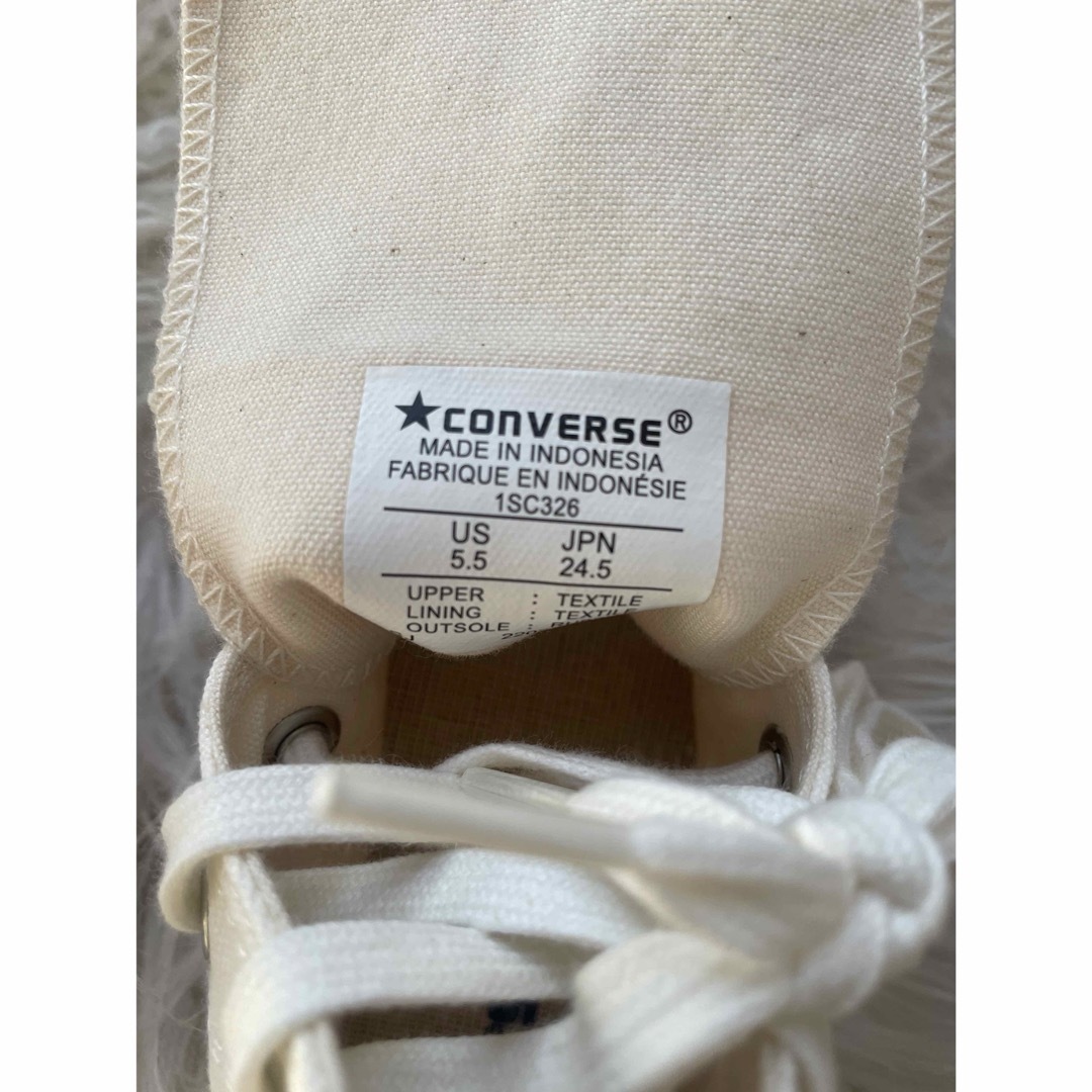 CONVERSE(コンバース)の新品未使用　25cm CONVERSE  オールスターカラーズ HI  ホワイト レディースの靴/シューズ(スニーカー)の商品写真